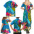 polynesian-family-matching-summer-maxi-dress-and-hawaiian-shirt-the-turtle-jung-flower-with-maori-pattern-ethnic-style