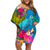 custom-polynesian-off-shoulder-short-dress-the-turtle-jung-flower-with-maori-pattern-ethnic-style