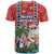 Hawaii Christmas T Shirt The Santa Surfing Hawaii Xmas Style LT03 - Polynesian Pride