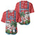 Custom Hawaii Christmas Baseball Jersey The Santa Surfing Hawaii Xmas Style LT03 - Polynesian Pride