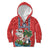 Custom Hawaii Christmas Kid Hoodie The Santa Surfing Hawaii Xmas Style LT03 - Polynesian Pride