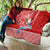 Hawaii Mele Kalikimaka Quilt Santa Riding The DolPhin Mix Kakau Pattern Red Style LT03 - Polynesian Pride