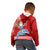 Custom Hawaii Mele Kalikimaka Kid Hoodie Santa Riding The DolPhin Mix Kakau Pattern Red Style LT03 - Polynesian Pride