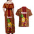 Hawaii Couples Matching Off Shoulder Maxi Dress and Hawaiian Shirt Aloha Funny Pineapple Mix Kakau Hawaiian Tribal LT03 - Polynesian Pride