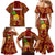 Hawaii Family Matching Mermaid Dress and Hawaiian Shirt Aloha Funny Pineapple Mix Kakau Hawaiian Tribal LT03 - Polynesian Pride