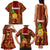 Hawaii Family Matching Tank Maxi Dress and Hawaiian Shirt Aloha Funny Pineapple Mix Kakau Hawaiian Tribal LT03 - Polynesian Pride