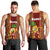 Hawaii Men Tank Top Aloha Funny Pineapple Mix Kakau Hawaiian Tribal LT03 - Polynesian Pride