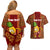 Custom Hawaii Couples Matching Off Shoulder Short Dress and Hawaiian Shirt Aloha Funny Pineapple Mix Kakau Hawaiian Tribal LT03 - Polynesian Pride