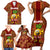 Custom Hawaii Family Matching Short Sleeve Bodycon Dress and Hawaiian Shirt Aloha Funny Pineapple Mix Kakau Hawaiian Tribal LT03 - Polynesian Pride