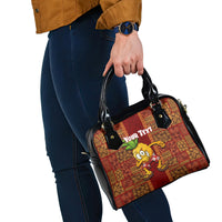 Custom Hawaii Shoulder Handbag Aloha Funny Pineapple Mix Kakau Hawaiian Tribal LT03 - Polynesian Pride