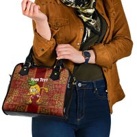Custom Hawaii Shoulder Handbag Aloha Funny Pineapple Mix Kakau Hawaiian Tribal LT03 - Polynesian Pride