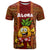 Custom Hawaii T Shirt Aloha Funny Pineapple Mix Kakau Hawaiian Tribal LT03 Red - Polynesian Pride