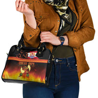 Tahitian Siva Afi Shoulder Handbag Tribal Performers of Tahitian Fire Knife Dancing LT03 - Polynesian Pride