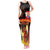 Tahitian Siva Afi Tank Maxi Dress Tribal Performers of Tahitian Fire Knife Dancing