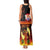 Tahitian Siva Afi Tank Maxi Dress Tribal Performers of Tahitian Fire Knife Dancing