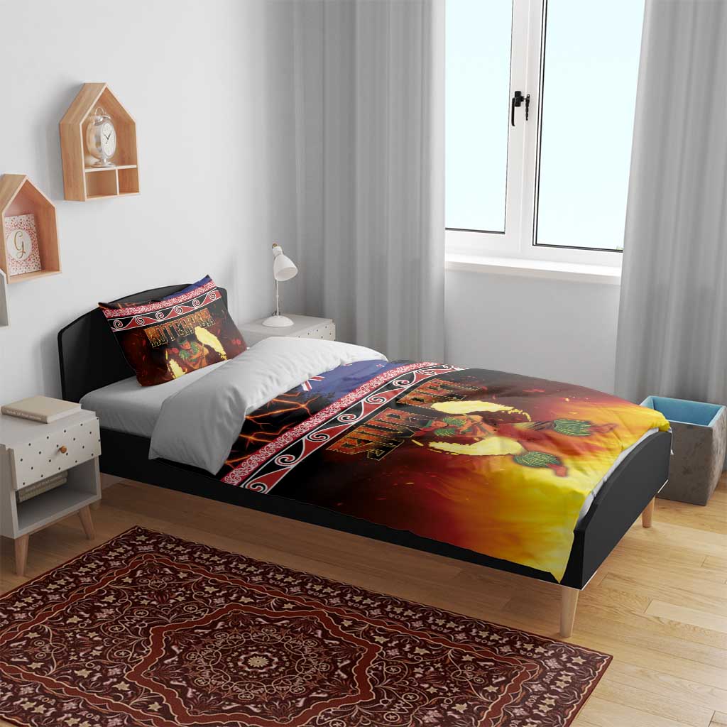 Aotearoa Siva Afi Bedding Set Tribal Performers of Aotearoa Fire Knife Dancing LT03 - Polynesian Pride