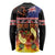 Aotearoa Siva Afi Long Sleeve Shirt Tribal Performers of Aotearoa Fire Knife Dancing