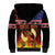 Aotearoa Siva Afi Sherpa Hoodie Tribal Performers of Aotearoa Fire Knife Dancing