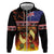 Aotearoa Siva Afi Zip Hoodie Tribal Performers of Aotearoa Fire Knife Dancing