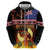 Aotearoa Siva Afi Zip Hoodie Tribal Performers of Aotearoa Fire Knife Dancing