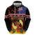 Aotearoa Siva Afi Zip Hoodie Tribal Performers of Aotearoa Fire Knife Dancing