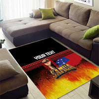 Personalised Samoan Spirit - Samoa Tribal Heritage Area Rug LT03 - Polynesian Pride