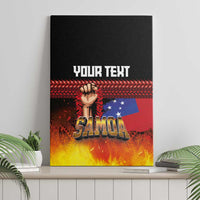 Personalised Samoan Spirit - Samoa Tribal Heritage Canvas Wall Art LT03 - Polynesian Pride