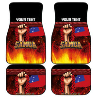 Personalised Samoan Spirit - Samoa Tribal Heritage Car Mats LT03 - Polynesian Pride