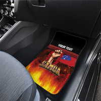 Personalised Samoan Spirit - Samoa Tribal Heritage Car Mats LT03 - Polynesian Pride