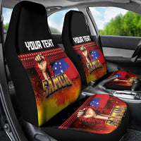 Personalised Samoan Spirit - Samoa Tribal Heritage Car Seat Cover LT03 - Polynesian Pride