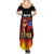 Personalised Samoan Spirit - Samoa Tribal Heritage Family Matching Summer Maxi Dress and Hawaiian Shirt