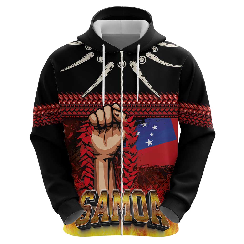 Personalised Samoan Spirit - Samoa Tribal Heritage Hoodie LT03 - Polynesian Pride