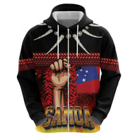 Personalised Samoan Spirit - Samoa Tribal Heritage Hoodie LT03 - Polynesian Pride