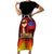 Personalised Samoan Spirit - Samoa Tribal Heritage Short Sleeve Bodycon Dress