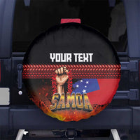 Personalised Samoan Spirit - Samoa Tribal Heritage Spare Tire Cover LT03 - Polynesian Pride