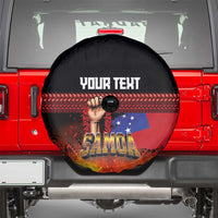 Personalised Samoan Spirit - Samoa Tribal Heritage Spare Tire Cover LT03 - Polynesian Pride