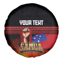 Personalised Samoan Spirit - Samoa Tribal Heritage Spare Tire Cover LT03 - Polynesian Pride