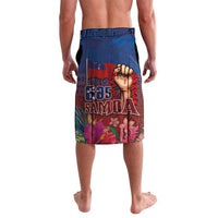 Proud of Samoa Lavalava Ula Nifo with Samoa 685 and Hibiscus Tapa Tribal Pattern LT03 - Polynesian Pride