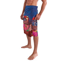 Proud of Samoa Lavalava Ula Nifo with Samoa 685 and Hibiscus Tapa Tribal Pattern LT03 - Polynesian Pride