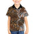 Fiji Masi Tapa Tribal Family Matching Puletasi and Hawaiian Shirt Old Hibiscus Vintage Style LT03 Son's Shirt Brown - Polynesian Pride