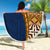 Samoan Siapo Beach Blanket Tatau Pattern Half Style LT03 - Polynesian Pride