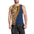 Samoan Siapo Men Tank Top Tatau Pattern Half Style LT03 - Polynesian Pride