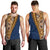 Samoan Siapo Men Tank Top Tatau Pattern Half Style LT03 - Polynesian Pride