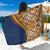 Samoan Siapo Sarong Tatau Pattern Half Style LT03 One Size 44 x 66 inches Yellow - Polynesian Pride