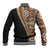 Samoan Siapo Baseball Jacket Tatau Pattern Half Style Retro Mode LT03 - Polynesian Pride