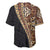 Samoan Siapo Baseball Jersey Tatau Pattern Half Style Retro Mode LT03 - Polynesian Pride