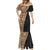 Samoan Siapo Mermaid Dress Tatau Pattern Half Style Retro Mode LT03 - Polynesian Pride