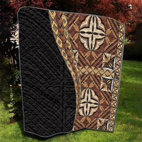 Samoan Siapo Quilt Tatau Pattern Half Style Retro Mode LT03 - Polynesian Pride