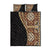 Samoan Siapo Quilt Bed Set Tatau Pattern Half Style Retro Mode LT03 Brown - Polynesian Pride