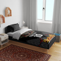 Custom New Zealand Rugby Bedding Set Black Fern Maori Tribal Pattern LT03 - Polynesian Pride